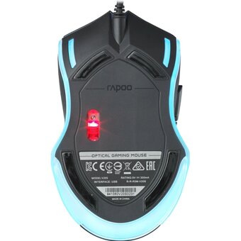  Мышь RAPOO V20S Wired Gaming mouse Black 