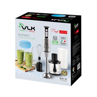  Блендер VLK Profi 203 стальной/белый 