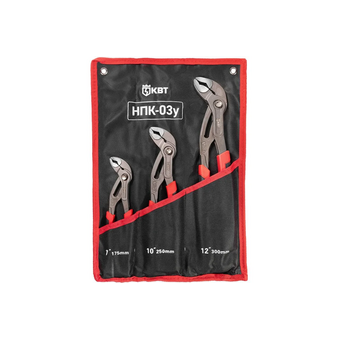  Набор клещей переставных КВТ НПК-03у (101544) 