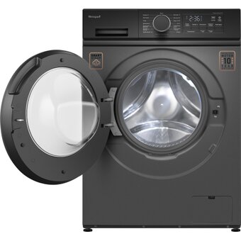  Стиральная машина Weissgauff WM 48128 Inverter Steam Grey 