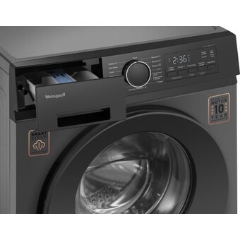  Стиральная машина Weissgauff WM 48128 Inverter Steam Grey 