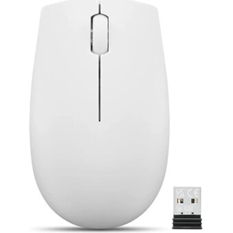  Мышь Lenovo 300 (GY51L15677) Wireless Compact светло-серый 
