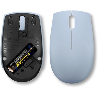 Мышь Lenovo 300 (GY51L15679) Wireless Compact светло-голубой 