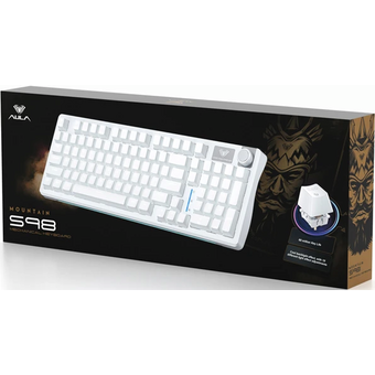  Клавиатура Aula S98 White 