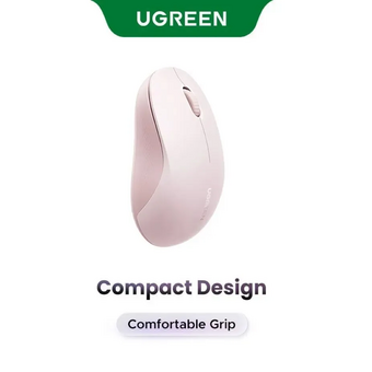  Мышка UGREEN M331 (65625) Multi-mode Wireless Mouse BT GHz розовый 