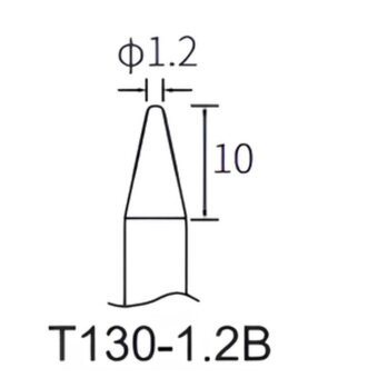  Жало со встроенным нагревателем Atten T130-1.2B 