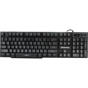  Клавиатура Sonnen KB-7010 (512653) черный 