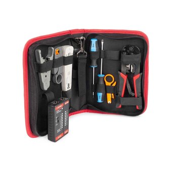  Набор для работ с сетевым кабелем КВТ Профи LAN-8 (90348) 