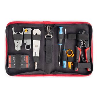  Набор для работ с сетевым кабелем КВТ Профи LAN-8 (90348) 