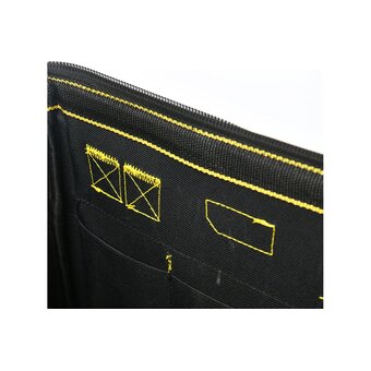  Сумка для инструментов каркасная с жестким пластиковым дном Deli DL586112 14 карманов, плечевой ремень, ткань Оксфорд 600D 