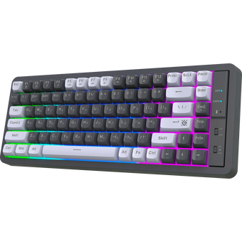  Клавиатура беспроводная DEFENDER Maro GK-325 RU (45324) серый/белый 