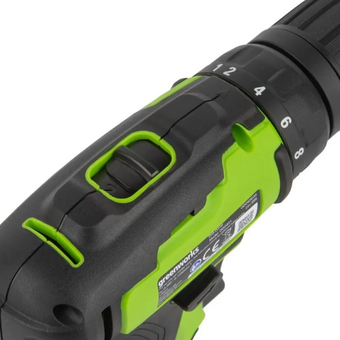  Дрель-шуруповерт Greenworks GD24DD35 (3704007CUA) с АКБ и ЗУ 