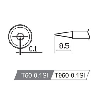  Жало со встроенным нагревателем Atten T50-0.1SI 