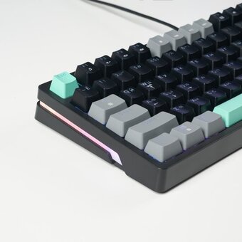  Клавиатура Jegg ZA99 Black/Grey/Green TNT Yellow 