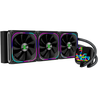  СВО XASTRA LZ360 ARGB BK Intel LGA1851/1700/1200/115X/AM5/AM4 3x120mm ARGB Dot-matrix fan and PUMP,14 port ARGB Controller 