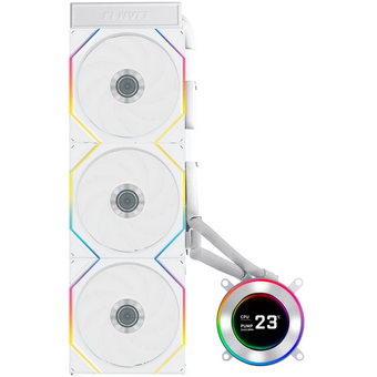  СВО Lian Li HydroShift II LCD-C 360TL (GHS2LCD36TW White) (G89.GHS2LCD36TW.R0) / 3x120mm ARGB PWM Fans 