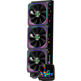  СВО XASTRA LZ360 ARGB BK Intel LGA1851/1700/1200/115X/AM5/AM4 3x120mm ARGB Dot-matrix fan and PUMP,14 port ARGB Controller 