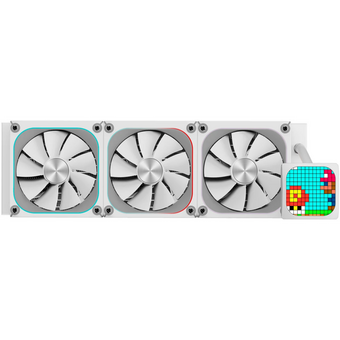 СВО XASTRA LZ360 ARGB WH Intel LGA1851/1700/1200/115X/AM5/AM4 (3x120mm ARGB Dot-matrix fan and PUMP, HUB Controller,white)   СВО XASTRA LZ360 ARGB WH Intel LGA1851/1700/1200/115X/AM5/AM4 (3x120mm ARGB Dot-matrix fan and PUMP, HUB Controller,white)