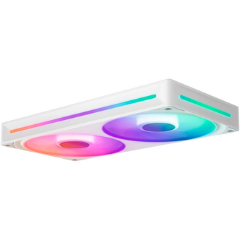  Кулер NZXT F240 RGB Core (RF-U24HF-W1) (120x120x25mm, 4-pin PWM, 75.12CFM, 30dBA, 2400RPM, White, Single-Frame Fan Unit) 