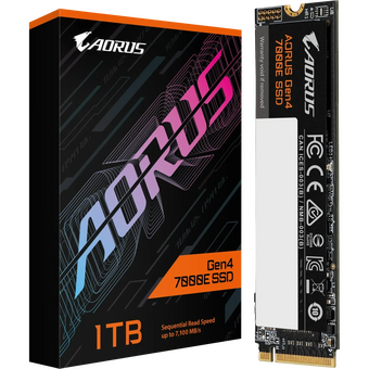  SSD Gigabyte AORUS Gen4 7000E AG470E1TB M.2 2280 1TB PCI-Express 4.0 x4, NVMe 1.4 7100/6100 