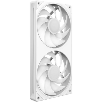  Кулер NZXT F240 RGB Core (RF-U24HF-W1) (120x120x25mm, 4-pin PWM, 75.12CFM, 30dBA, 2400RPM, White, Single-Frame Fan Unit) 