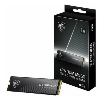  SSD MSI Spatium M560 (S78-440L0F0-P83) M.2 2280 1TB, PCIe Gen5x4 with NVMe 