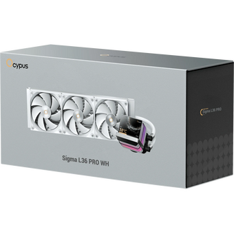  Вентилятор Ocypus Sigma L36 Pro WH, 360mm, LCD Pump, 3x120mm FDB fans, LGA115X/1200/1700/18XX, AM4/AM5 