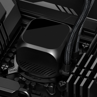  СВО XASTRA LZ360 ARGB BK Intel LGA1851/1700/1200/115X/AM5/AM4 3x120mm ARGB Dot-matrix fan and PUMP,14 port ARGB Controller 