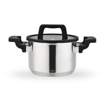  Кастрюля LARA LR02-293 нерж Премиум 