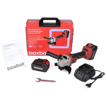 УШМ Boxbot AG-20B (900976.AG-20B-2) 2 АКБ 4.0 А/ч, в кейсе +ЗУ   УШМ Boxbot AG-20B (900976.AG-20B-2) 2 АКБ 4.0 А/ч, в кейсе +ЗУ