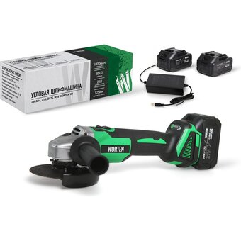  УШМ WORTEN КА-90000588 2x4.0Ач+ЗУ 