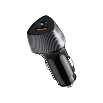  Автомобильное зарядное устройство Rexant 16-0246 черное 