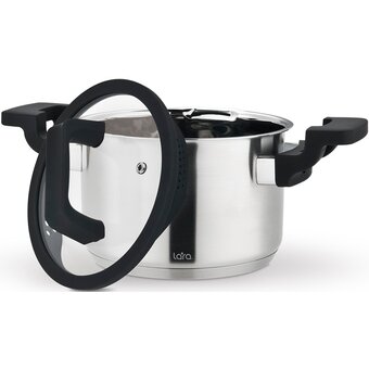 Кастрюля LARA LR02-292 нерж Премиум 