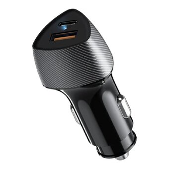  Автомобильное зарядное устройство Rexant 16-0241 черное 