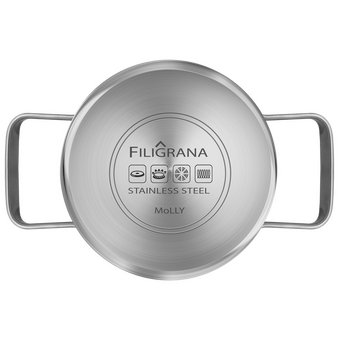  Кастрюля MAUNFELD Filigrana Molly FG30MLL01CR 18см, 2,6л 