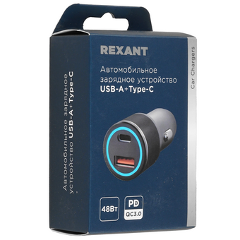  Автомобильное зарядное устройство Rexant 18-2230-5 