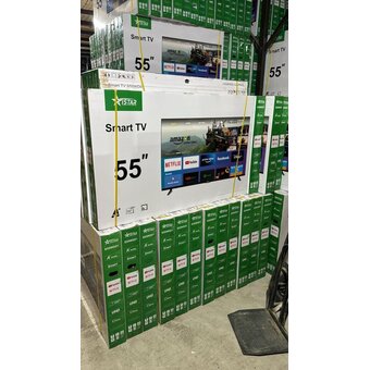  Телевизор Istar 55" 3840x2160, 4K Ultra HD, 60Гц, Wi-Fi, Smart TV, Android TV черный 