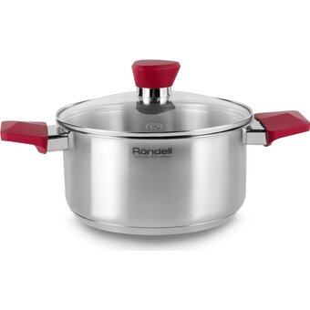  Кастрюля Rondell Strike RDS-815 4.8л. d-24см (с крышкой) стальной 