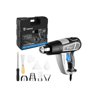  Фен строительный DEKO HG2500 Pro (085-1131) 2500 Вт 