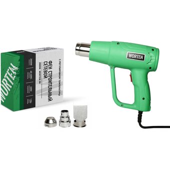 Фен строительный WORTEN КА-90000345 2000 Вт   Фен строительный WORTEN КА-90000345 2000 Вт