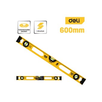  Уровень строительный Deli DL29600G 600мм 