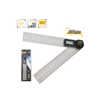  Угломер электронный Deli DL305200 200/400мм 