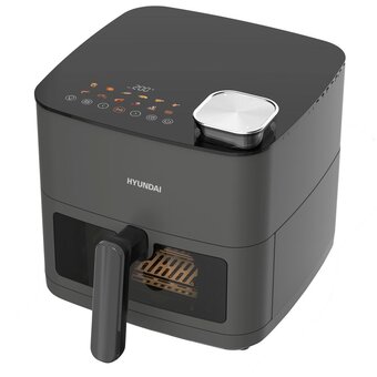  Аэрогриль Hyundai HYF-9085 темно-серый/серебристый 