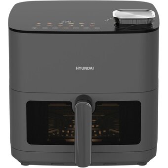  Аэрогриль Hyundai HYF-9085 темно-серый/серебристый 