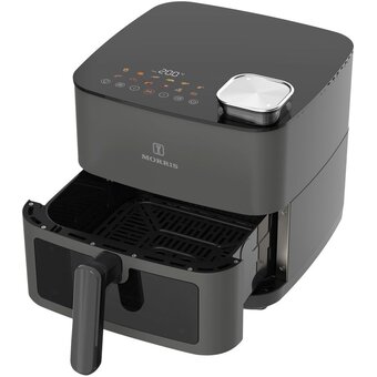  Аэрогриль Hyundai HYF-9085 темно-серый/серебристый 