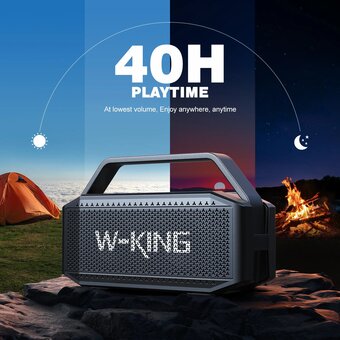  Портативная колонка W-King D9-1 Amazon зеленый 