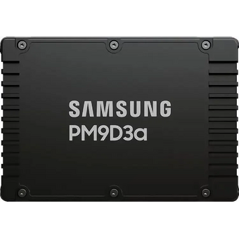  SSD Samsung Electronics PM9D3a MZWL63T8HFLT-00AW7 3840GB U.3(2.5" 15mm), NVMe, PCIe 5.0x4, 3D TLC, R/W 12000/6000MB/s, IOPs 2 