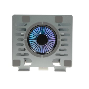  Подставка для ноутбука Digma D-NCP170-1xRGB110-360 серый 