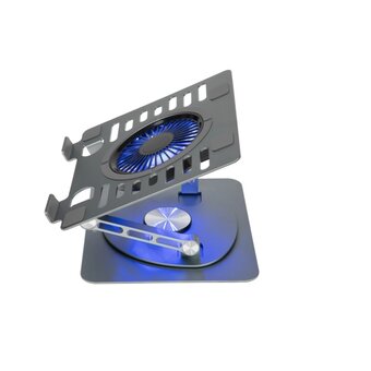  Подставка для ноутбука Digma D-NCP170-1xRGB110-360 серый 