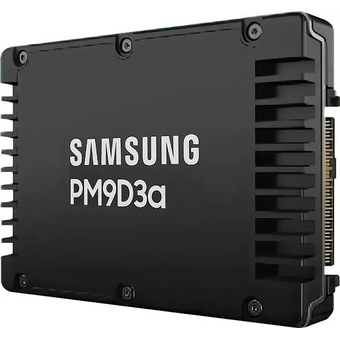  SSD Samsung Electronics PM9D3a MZWL63T8HFLT-00AW7 3840GB U.3(2.5" 15mm), NVMe, PCIe 5.0x4, 3D TLC, R/W 12000/6000MB/s, IOPs 2 